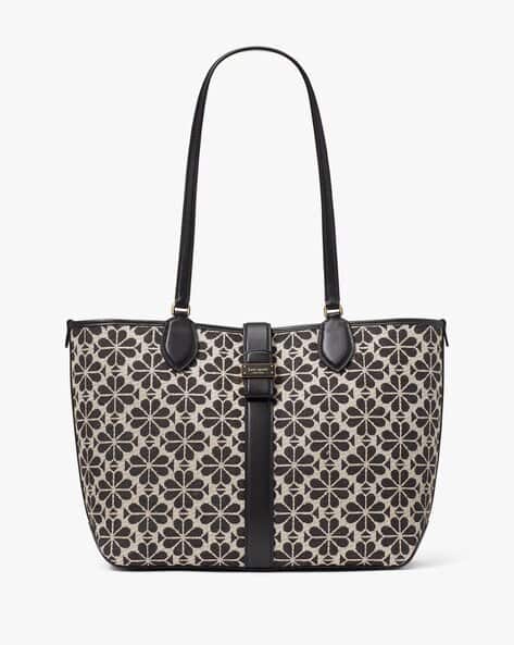 Buy KATE SPADE Spade Flower Jacquard Medium Open Tote Bag White
