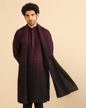 Mens Self-design Stole-image-4