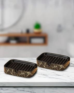 the better home Set of 2 Ceramic Soap Cases-picture-41