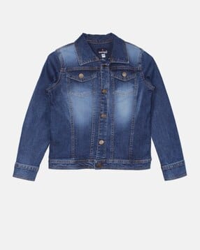 Buy Kiddopanti Boys Denim Jacket Online | Ajio.com