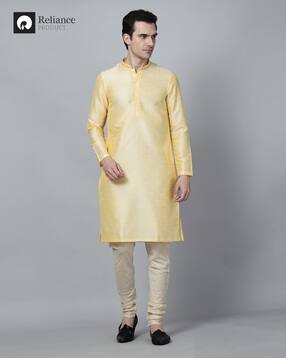 vastra Men Regular Fit Kurta with Embroidered Yoke-picture-47