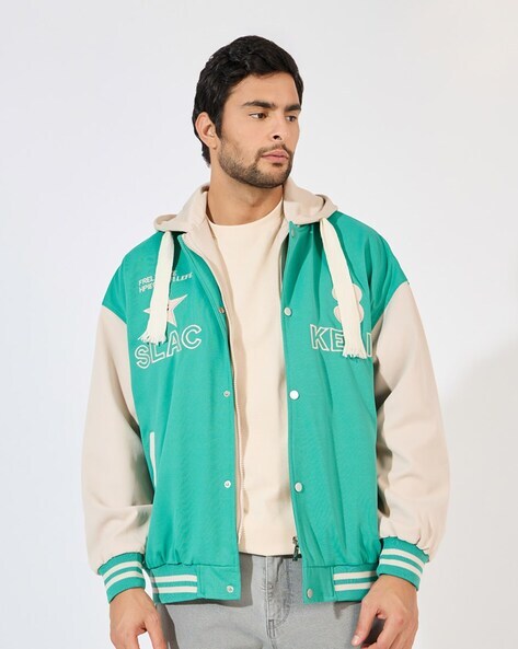 Buy Green Jackets Coats for Men by Styli Online Ajio