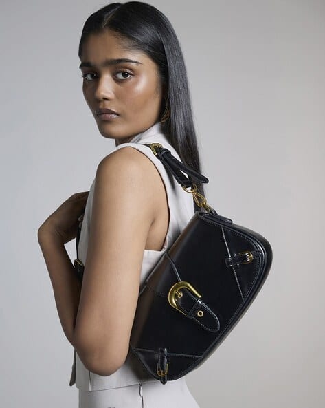 Buy Black Handbags for Women by Miraggio Online