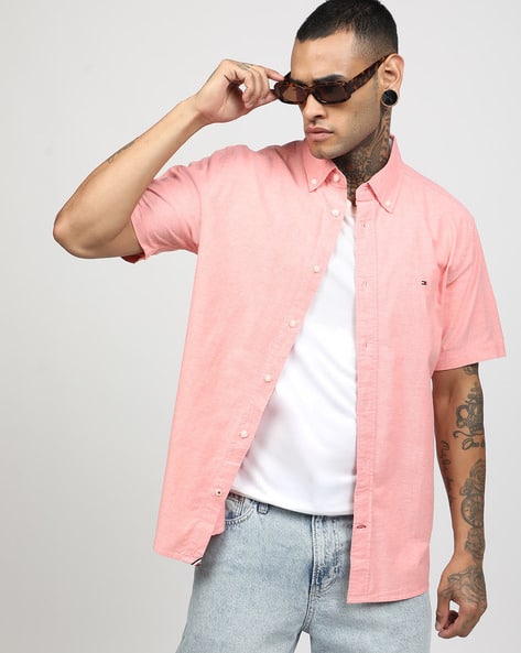 Buy Pink Shirts for Men by TOMMY HILFIGER Online