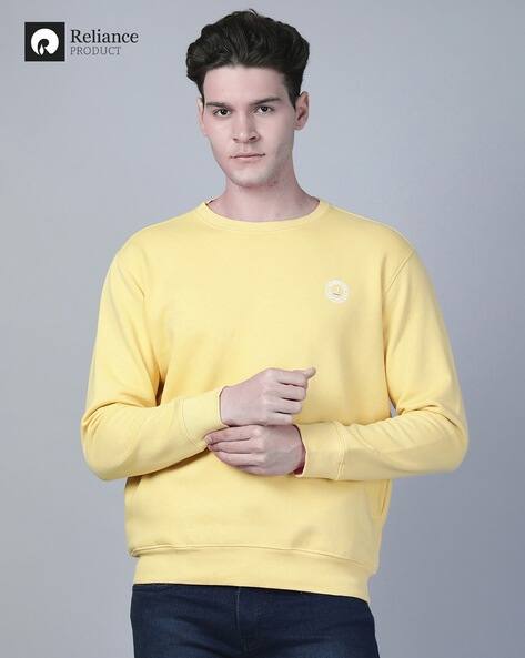 JOHN PLAYERS SELECT Men Slim Fit Crew-Neck Sweatshirt