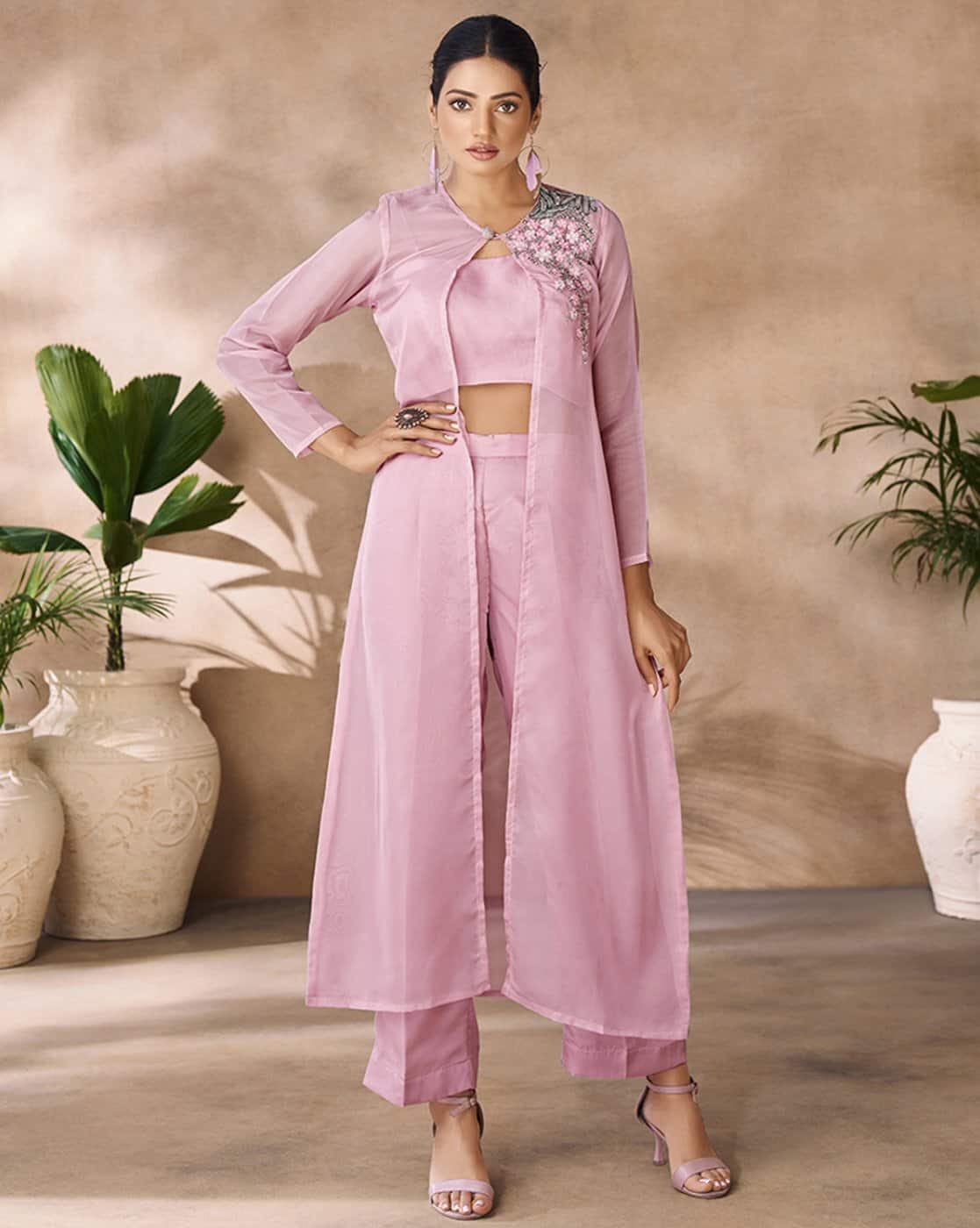 ito fukuoka リネンセットアップ ピンク　used -1117Wx1400H-700534533-pink-