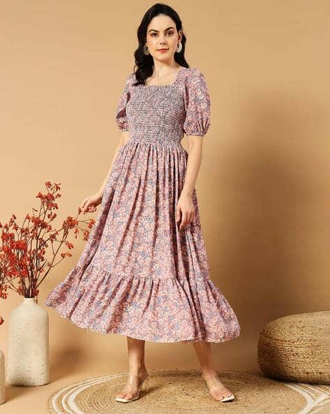 alma floral print tulle maxi dress Lilac Dress Buy Orange Dresses For Women By Ptvize Online This garment fits true to size Alma Floral Oh Hello Tulle