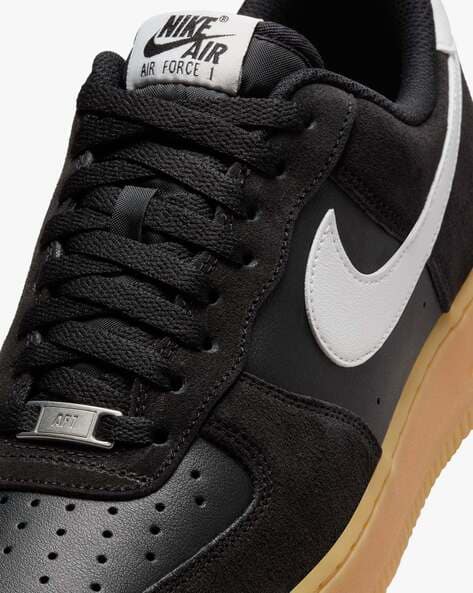 07 Lv8 Air Force One Type Black Gum Buy Black Sneakers For Men