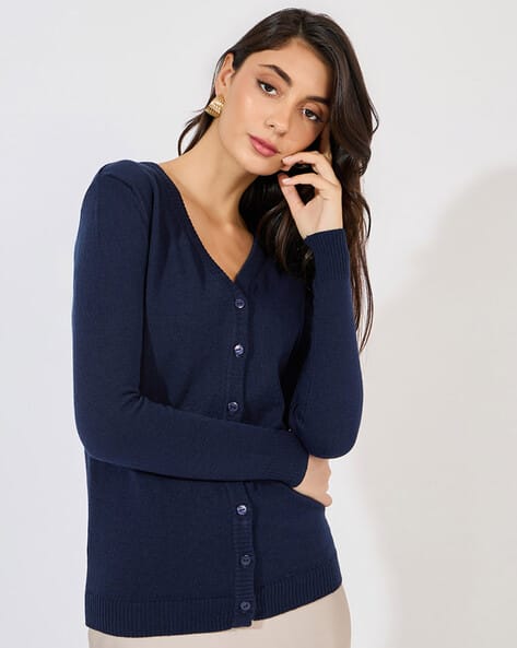 Buy Black Sweaters Cardigans for Women by LEE COOPER Online