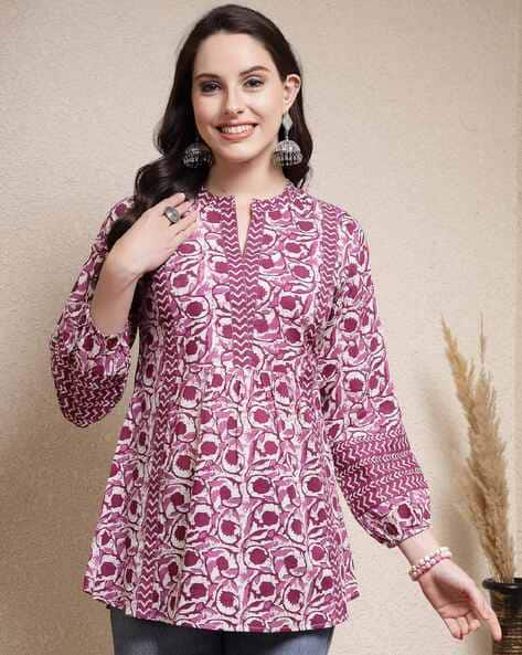 Buy Purple Tops for Women by STYLUM Online | Ajio.com