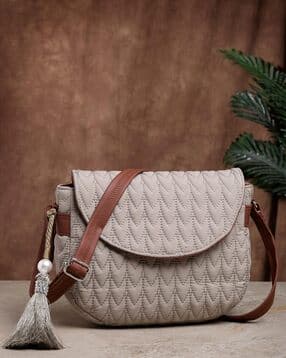Anekaant Women Quilted Sling Bag