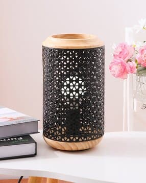 Wooden Table Lamp with Shade-image-15