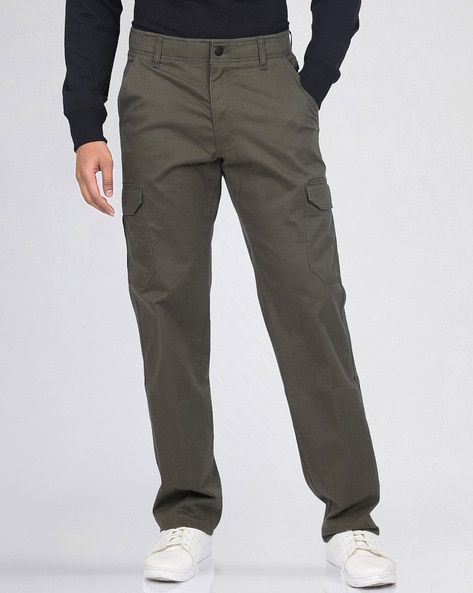 Men Straight Fit Cargo Pants