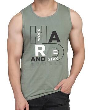 woostro Men Typographic Print Sleeveless Vest-picture-20