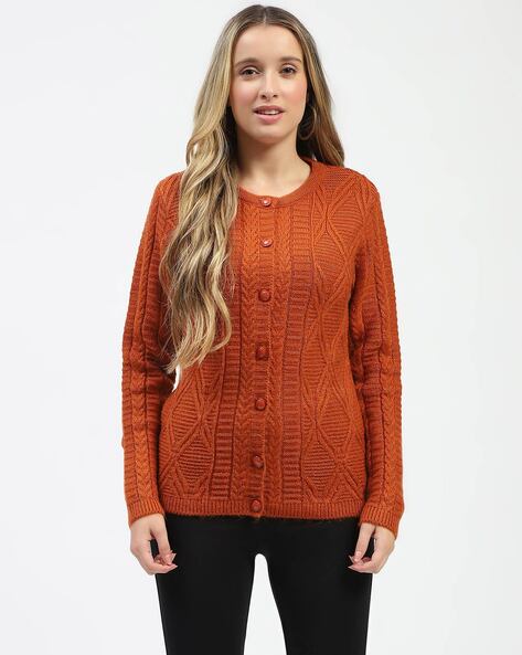 Madame Women Self-design Cardigan