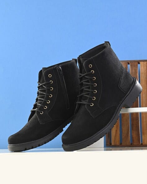 Buy Black Boots for Men by BIG FOX Online