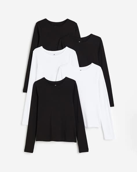 Hm Ca H And M Girls Shirts Buy Black Tshirts For Girls By H&M Online