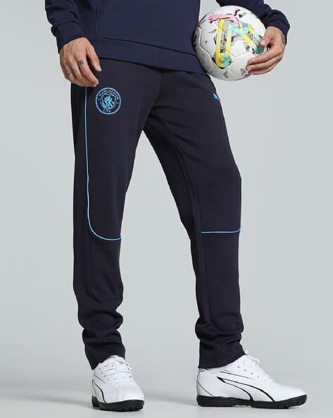 Puma Men Manchester City  Slim Fit Football Casuals Pants