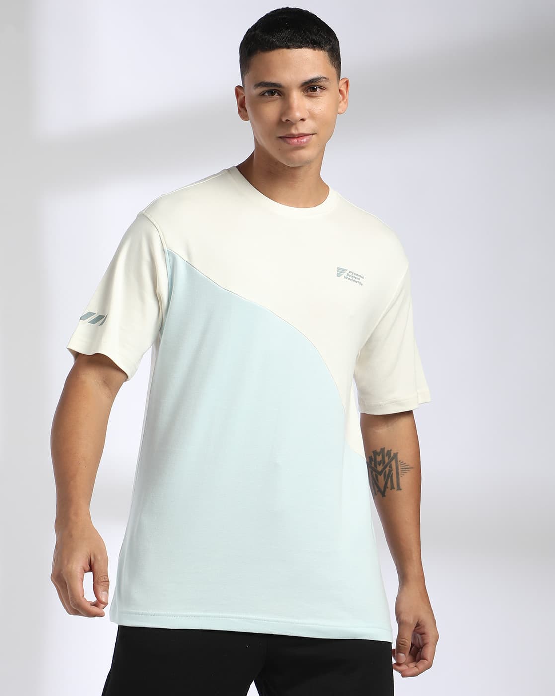 Buy White & Blue Tshirts for Men by Teamspirit Online | Ajio.com