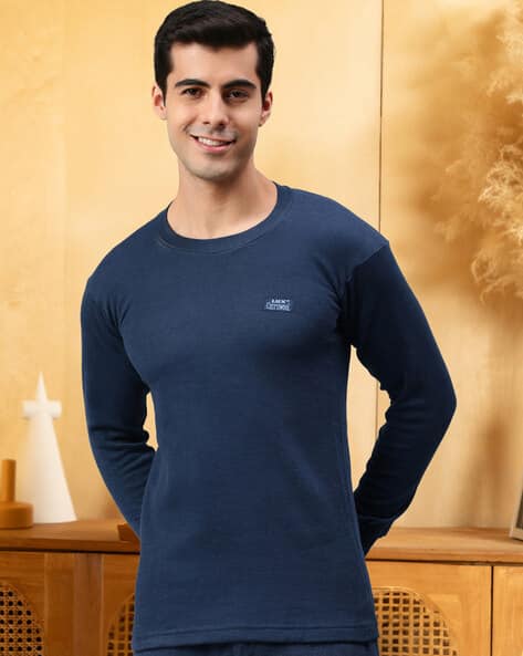 Buy Blue Thermal Wear for Men by LUX COTT'S WOOL Online