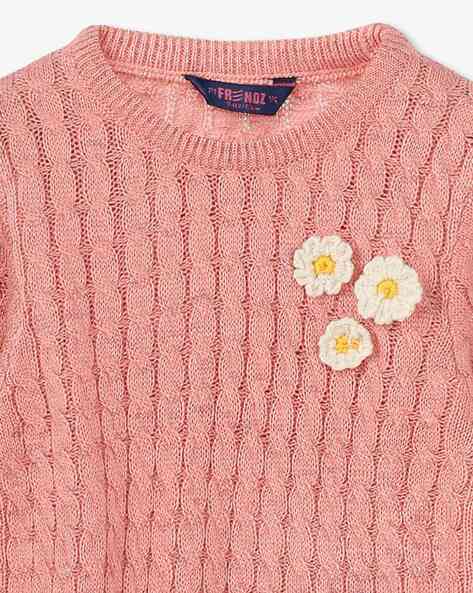 Cotton Cardigan Girls Peach Cardigan George Asda 5-6 Y Girls Pink