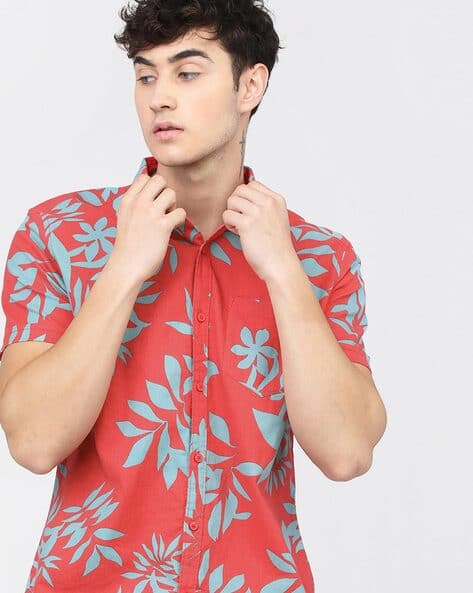 Ketch Men Floral Slim Fit Shirt