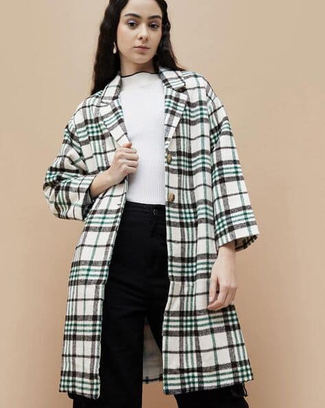 Buy Green White Jackets Coats for Women by Ginger by lifestyle
