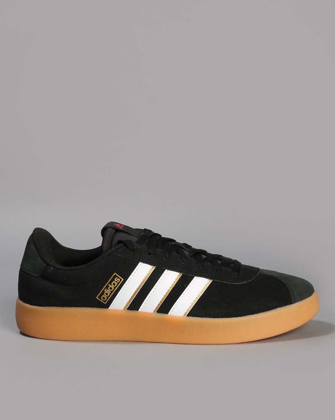 Buy ADIDAS Men VL Court IKD Lace-Up Sneakers Black Color Men
