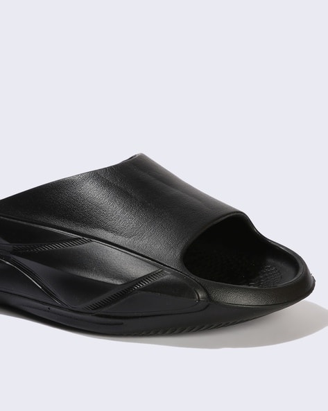 Buy Black Flip Flop \u0026 Slippers for Men by Altheory by AZORTE Online |  Ajio.com