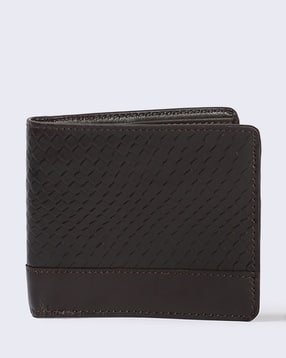 Men Croc-Embossed Leather Bi-Fold Wallet-image-47