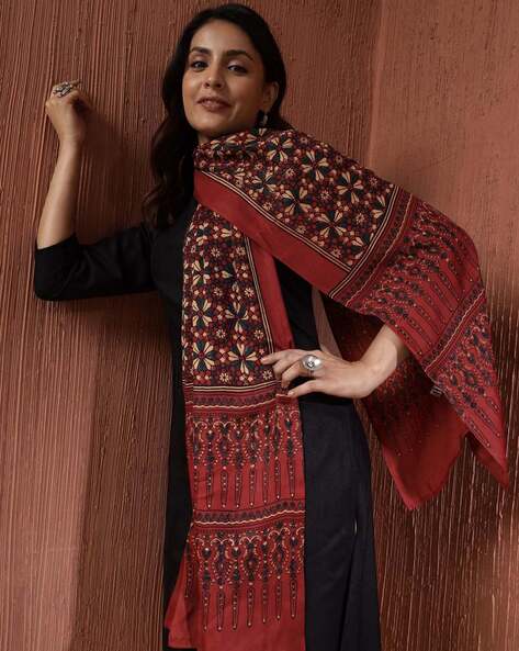 Women Block Print Stole Price in India