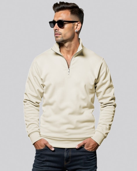 Men Solid Sweatshirt