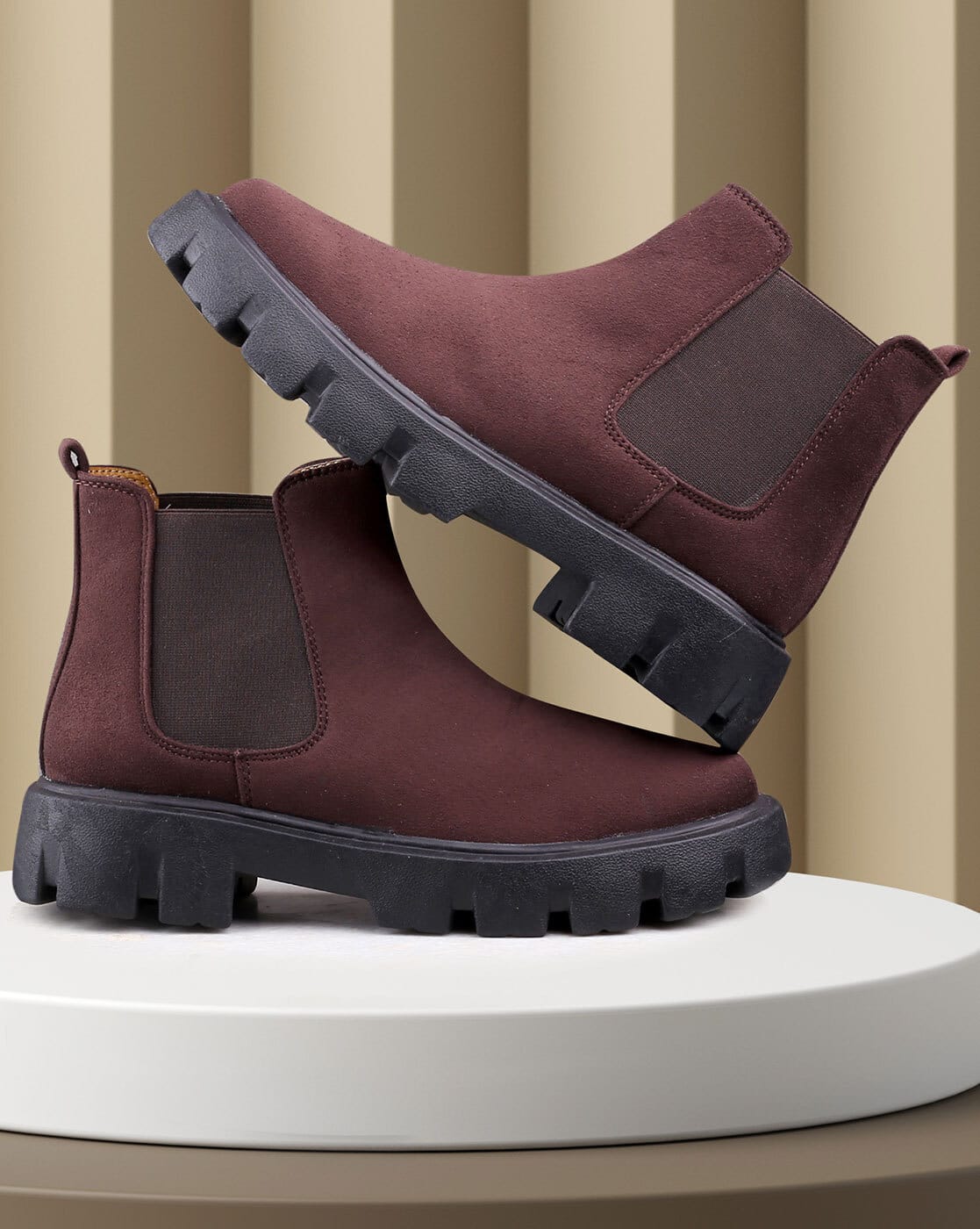 Buy Brown Boots for Men by RIFFWAY Online