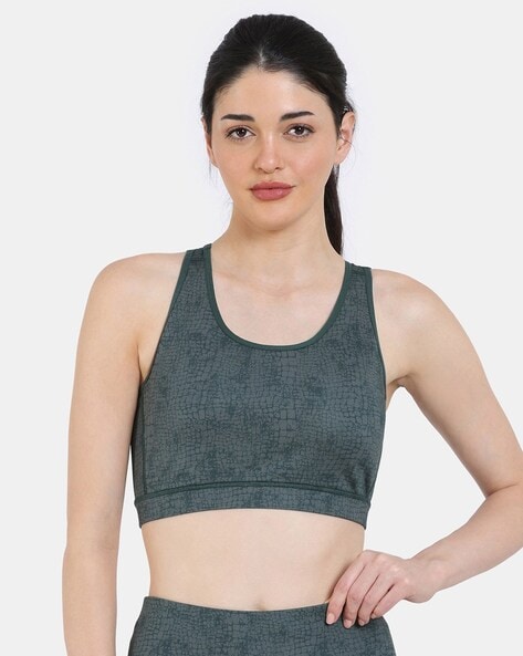 Zelocity Abstract Sports Bra