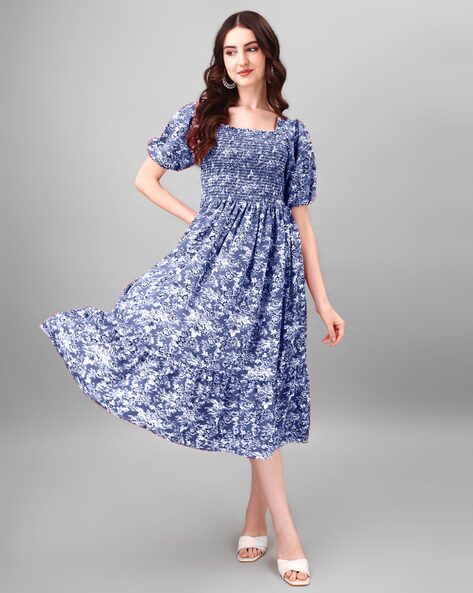 Buy Blue Dresses Gowns for Women by Jash Creation Online Ajio