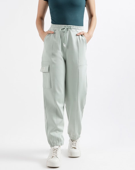 Buy Green Track Pants for Women by ELLE Online Ajio