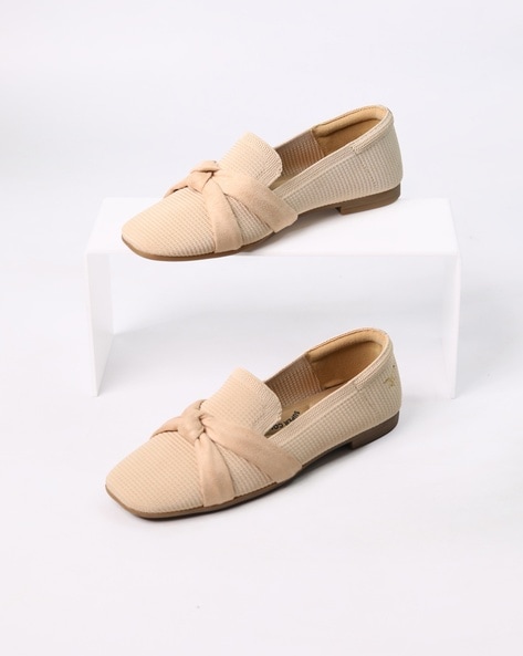 Monrow Women Fiona Square-Toe Ballerinas