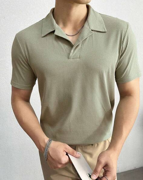 Solid Regular Fit Polo T-shirt