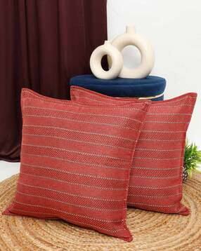 Buy Dusty Red Cushions Pillows for Home Kitchen by CASABLEU