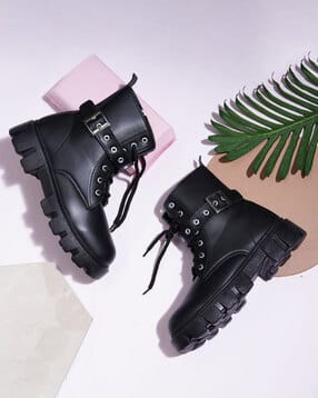 selfiee WomenBoots with Faux leather Upper-picture-19
