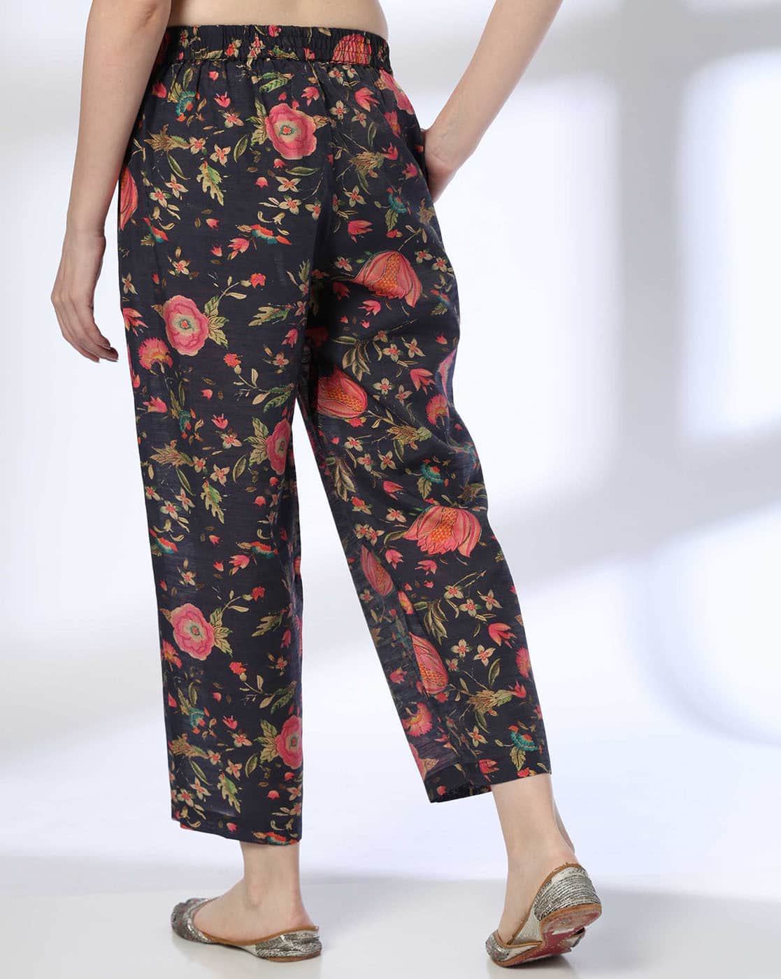 Buy Navy Blue Pants for Women by AVAASA MIX N' MATCH Online | Ajio.com