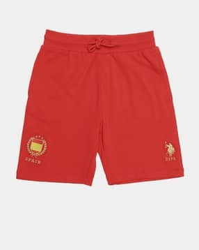 u.s. polo assn. Boys Flag Knit Shorts with Logo Embroidery-picture-12