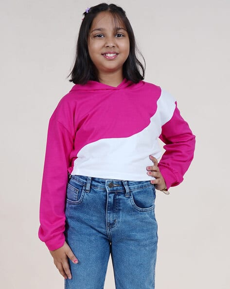 Buy Pink Tshirts for Girls by Kiddopanti Online | Ajio.com