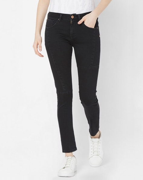 Spykar Women Mid-Rise Skinny Fit Jeans