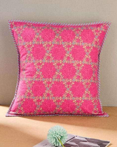 Buy Fuschia Cushions Pillows for Home Kitchen by Fabindia