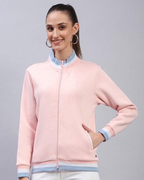 Buy Pink Sweatshirt Hoodies for Women by Monte Carlo Online Ajio