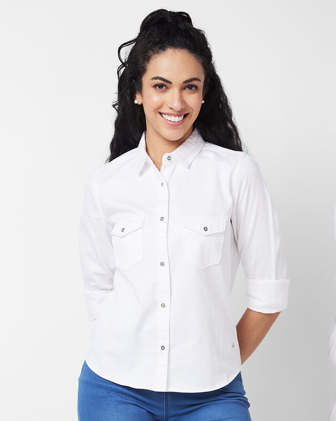 Buy White Shirts for Women by SPYKAR Online