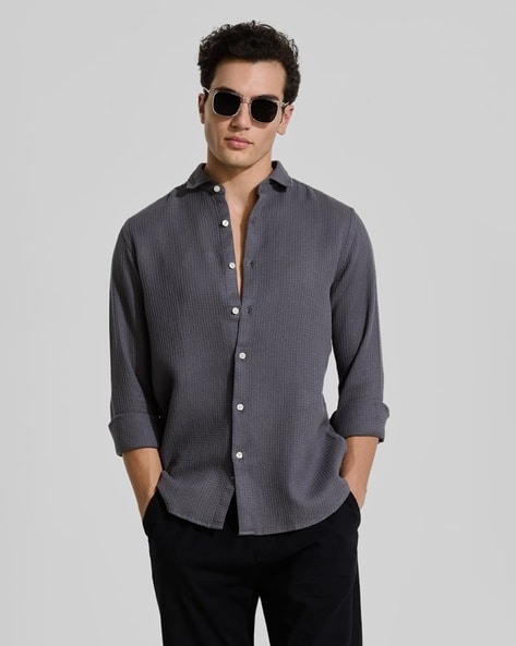 Men Slim Fit Shirt