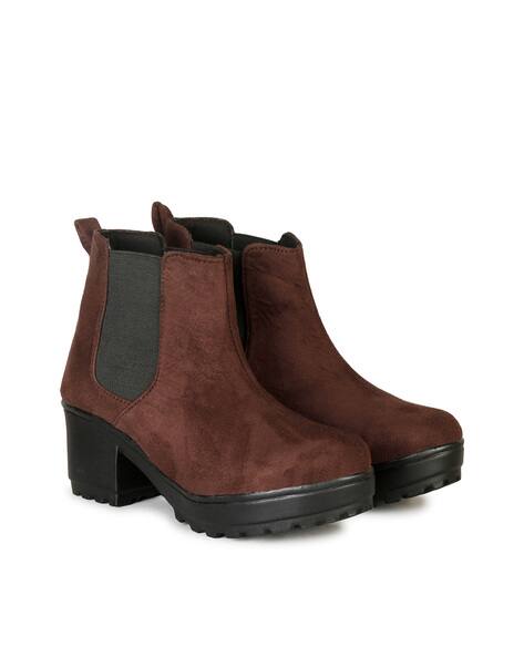 ISHRANSH Women Ankle Length Boots