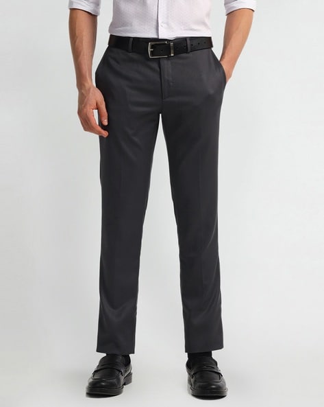 Arrow Men Tapered Fit Flat-Front Trousers